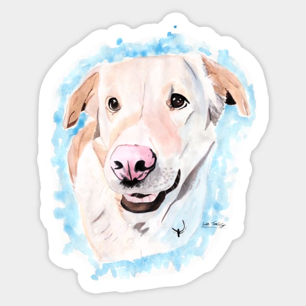 Labrador Sticker by lucafon18